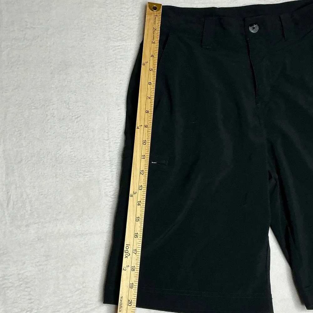 Columbia Men's Black Cargo Shorts Size 28 Outdoor‎ Hiking Fishing